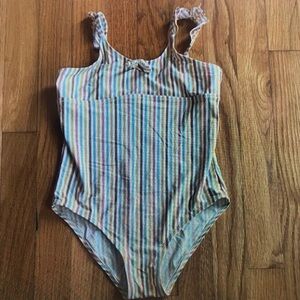 Kids One-Piece Swimsuit in Multi-Stripe